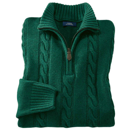 Pull torsades laine & cachemire