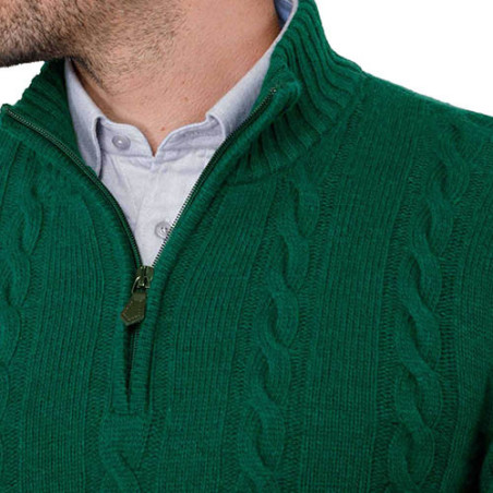 Pull torsades laine & cachemire