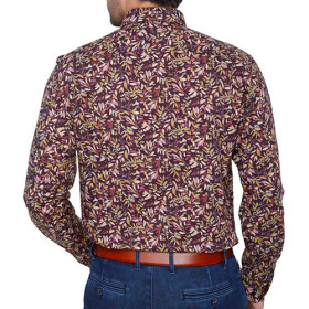 Chemise imprimé feuillage (2)