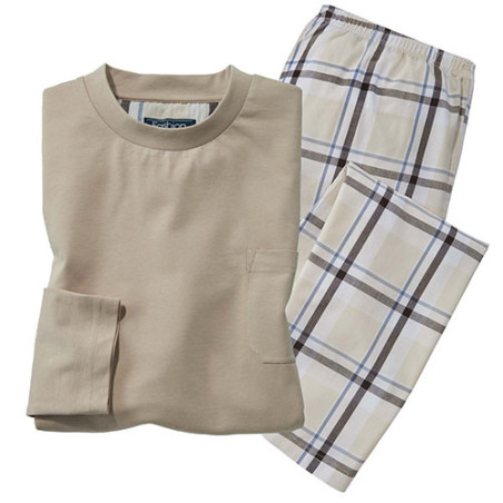 Pyjama carreaux pur coton