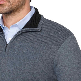Pull col zippé - Les 3 (5)