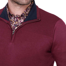 Pull col zippé - Les 3 (6)
