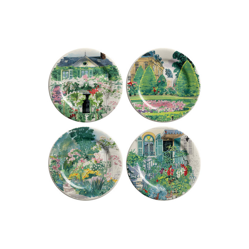 Les quatre assiettes Paris-Giverny