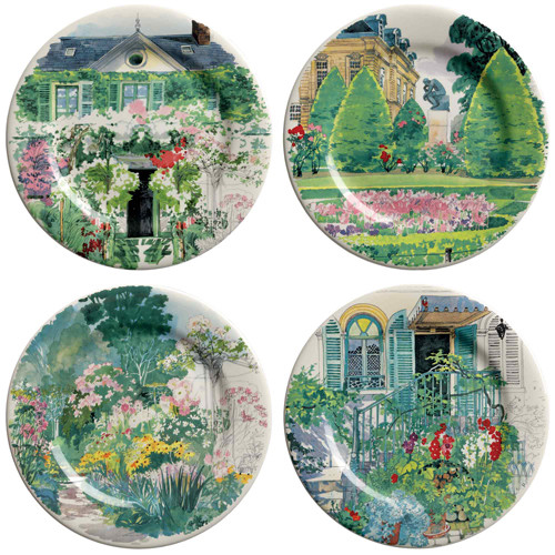 Les quatre assiettes Paris-Giverny