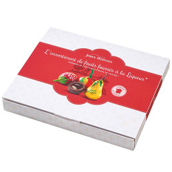 Assortiment de fruits fourrés à la liqueur