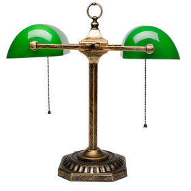 Lampe banquier double abat-jour (3)
