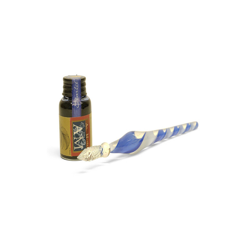 Le set d’écriture en verre