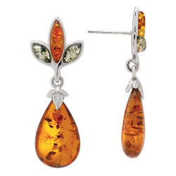 Les boucles d’oreille en ambre