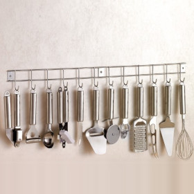 Support 12 ustensiles en inox, par l’Homme Moderne.