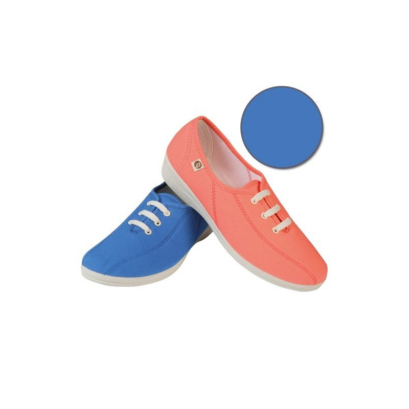 Tennis coton ultra-souples Bleu
