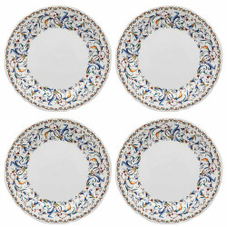 Le lot de 4 assiettes à...