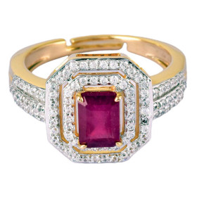 La bague rubis, par l’Homme Moderne.