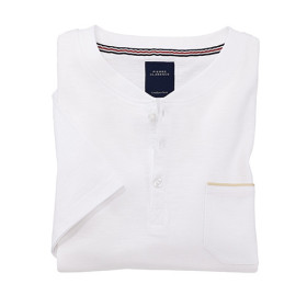 Tee-shirt col tunisien