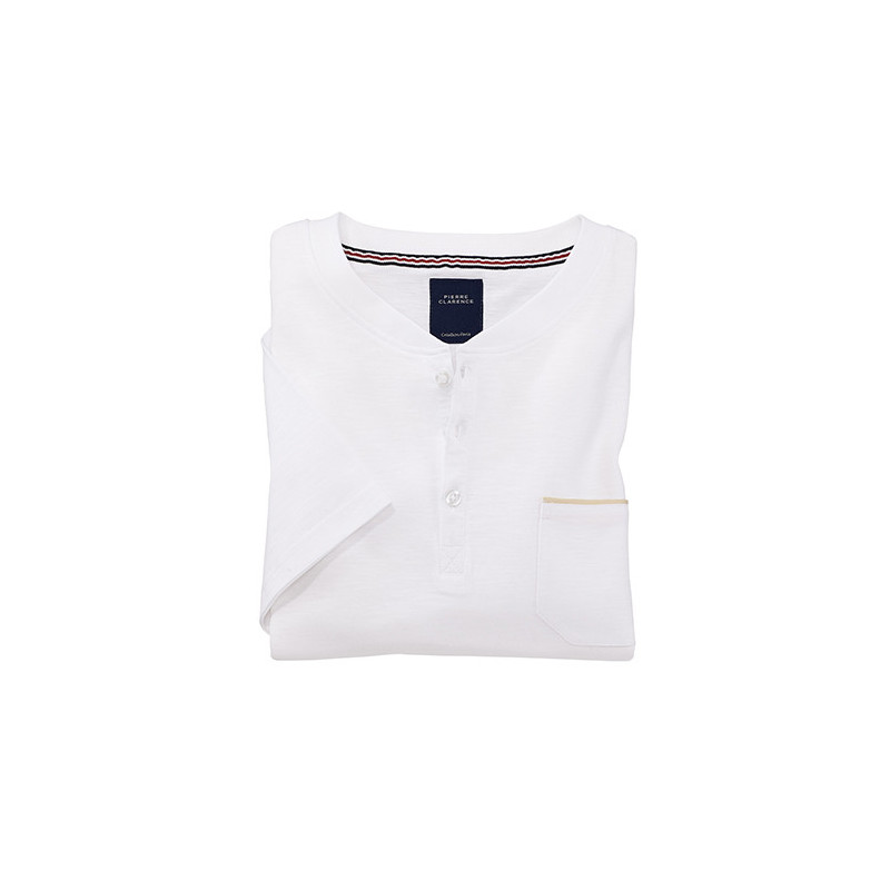 Tee-shirt col tunisien
