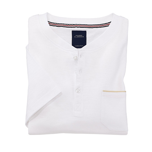Tee-shirt col tunisien