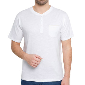 Tee-shirt col tunisien