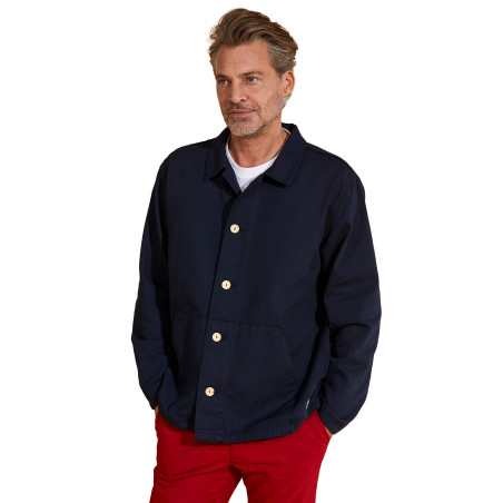 Veste canvas bleu dinard