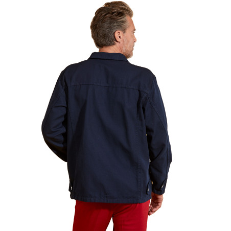 Veste canvas bleu dinard