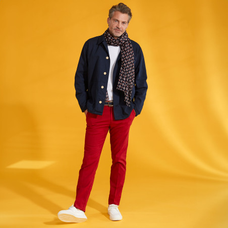 Veste canvas bleu dinard