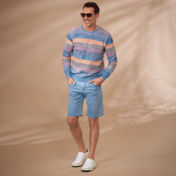 Short denim extensible