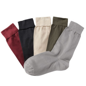 Chaussettes microfibre chaleur - les 5 paires, Pointure : 42/43, par l’Homme Moderne.