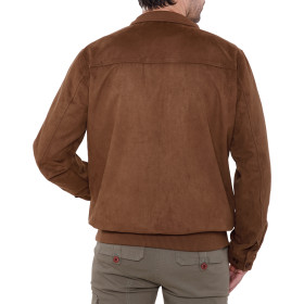 Blouson suédé Havane
