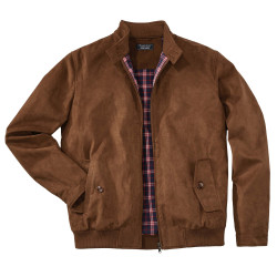 Blouson suédé Havane