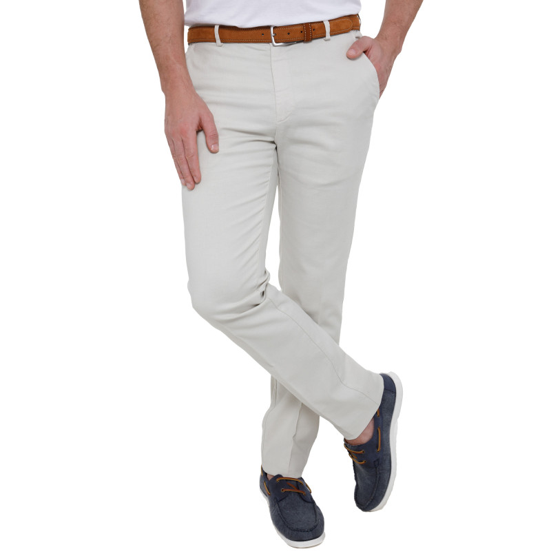 Pantalon coton & lin
