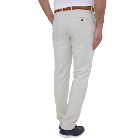 Pantalon coton & lin