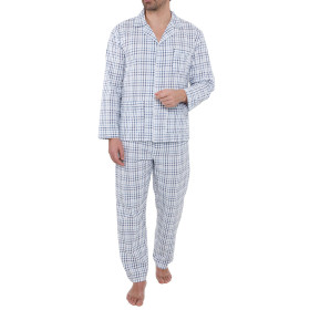 Pyjama carreaux seersucker