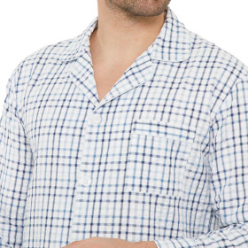 Pyjama carreaux seersucker