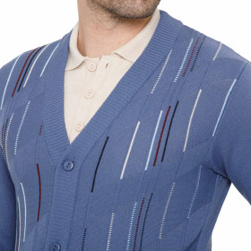 Gilet jacquard