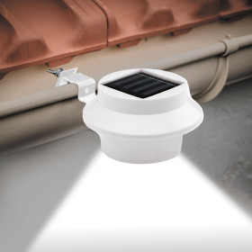 Lampes solaires pour gouttière - les 3