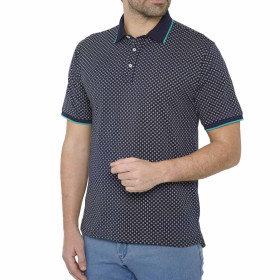 Polo graphic marine