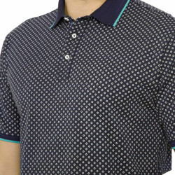 Polo graphic marine
