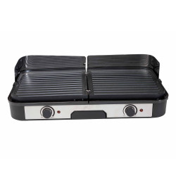 Plancha-gril 2 zones + sonde de cuisson OFFERTE