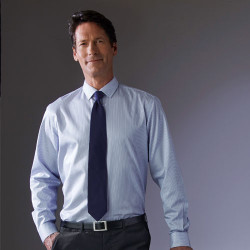 Chemise Sans Repassage Pierre Clarence Rayée violet