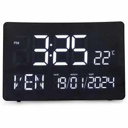 Horloge numérique Curvy