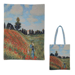 La tapisserie Les Coquelicots de Monet