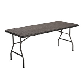 Ensemble de jardin "rotin" (1 table + 4 chaises)