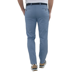 Pantalon coton azur