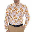 Chemise imprimée curcuma