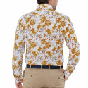 Chemise imprimée curcuma