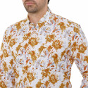 Chemise imprimée curcuma