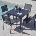 Ensemble de jardin Dolce Vita (1 table + 4 chaises)