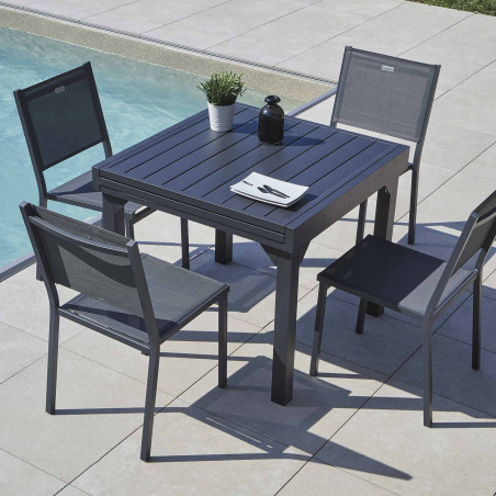 Ensemble de jardin Dolce Vita (1 table + 4 chaises)