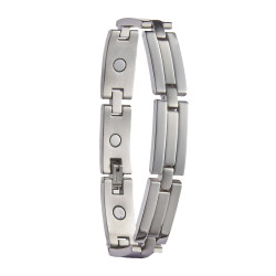 Bracelet acier magnétique