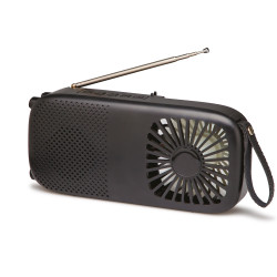 Radio ventilateur rechargeable