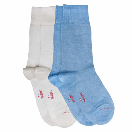Chaussettes lin Labonal - les 2 paires