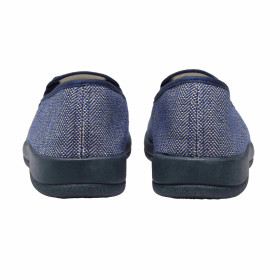 Chaussons chevrons bleu